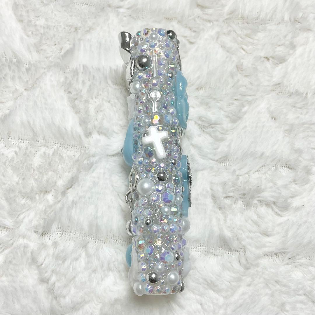 IQOSイルマワン デコケース ハンドメイド 地雷系 量産型 天使界隈 水色