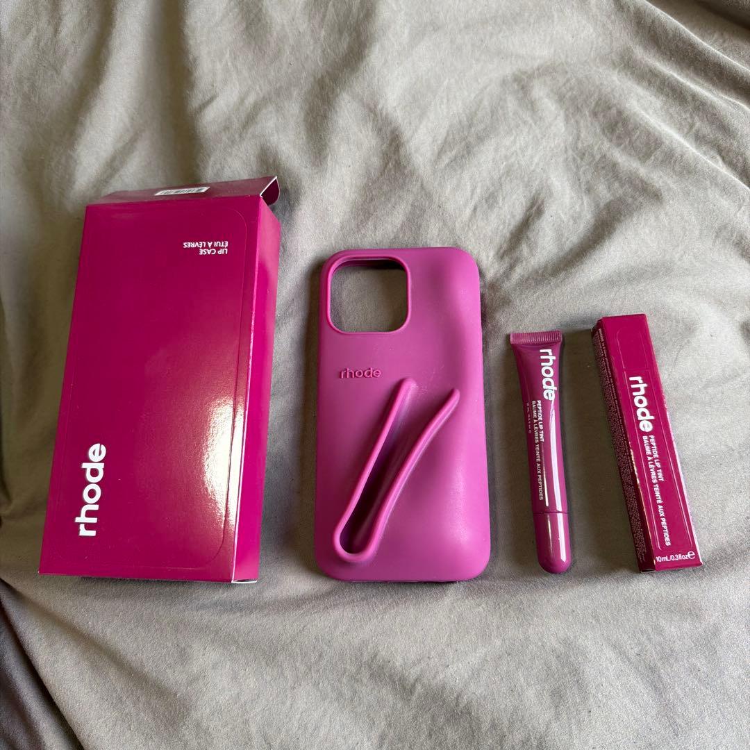 Rhode iPhoneケース15pro max ＋リップ付き - メルカリ