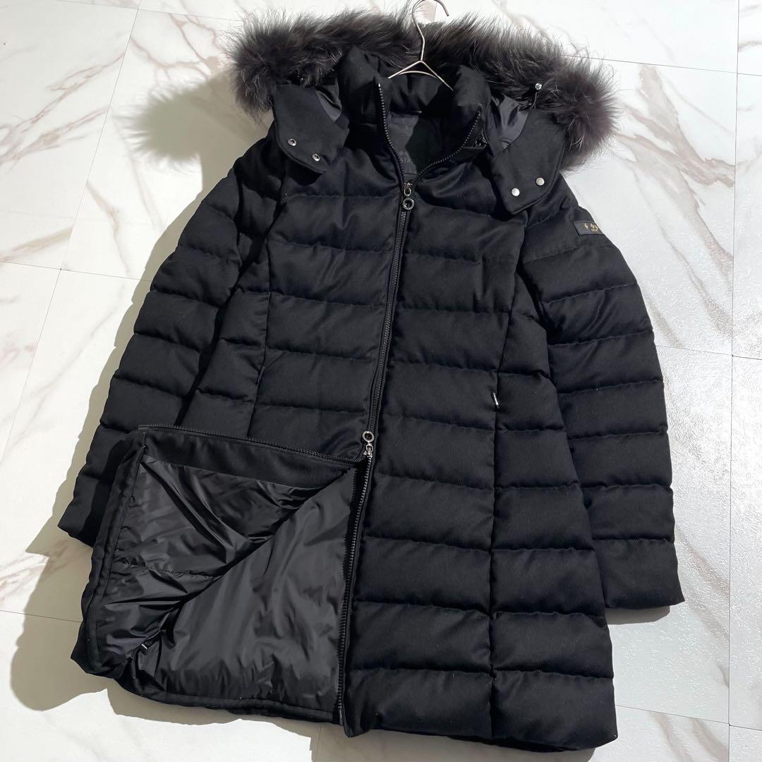 【美品】タトラス ラビアナ ダウンジャケット ブラック 02 M TATRAS（タトラス） ダウンジャケット LAVIANA ラビアナ レディース