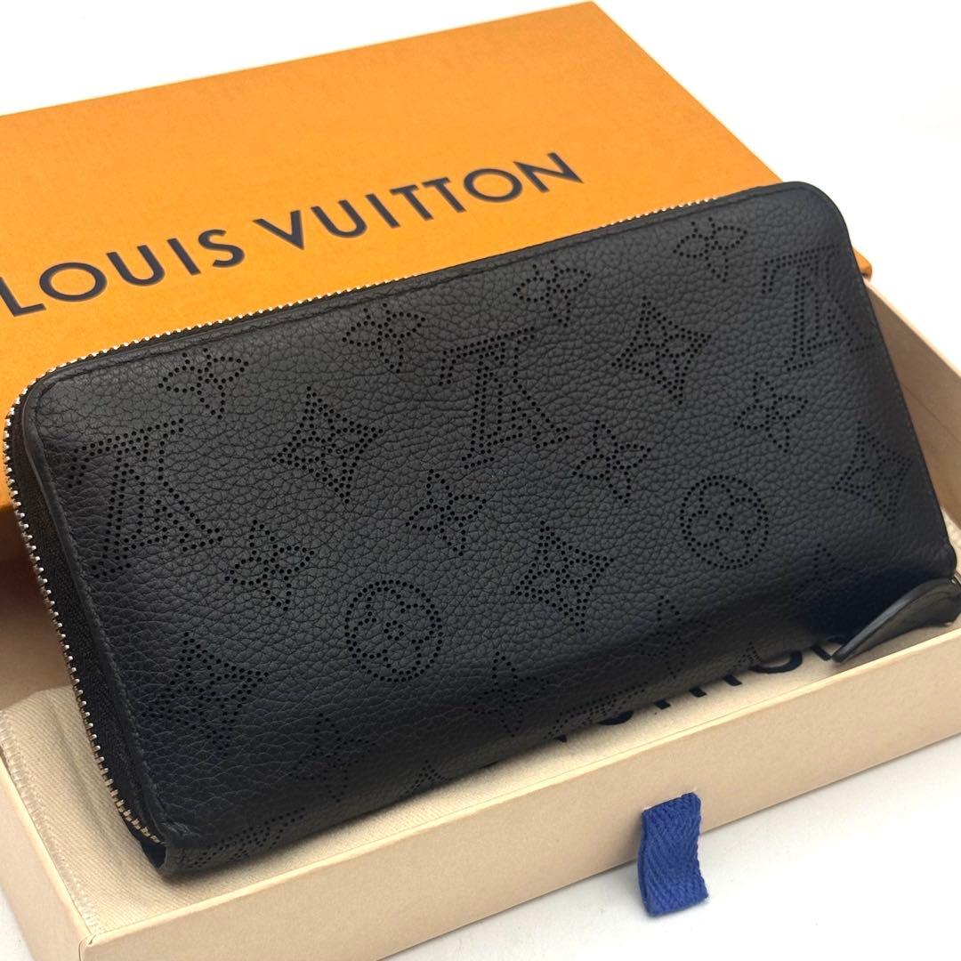 ルイヴィトン マヒナ ジッピーウォレット ノワール 黒 ブラック 長財布