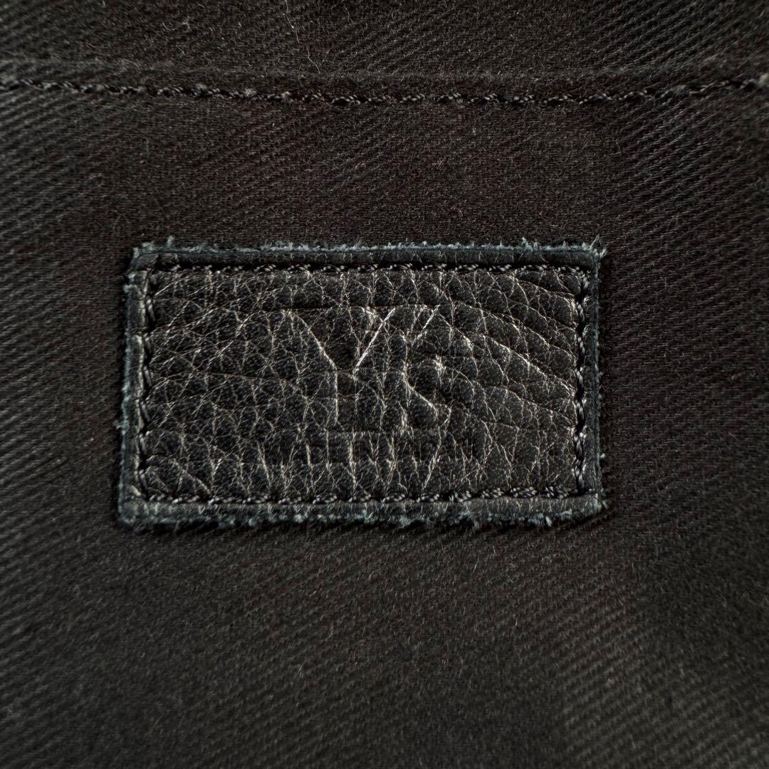 美品】Y's ワイズ 牛革 巾着ショルダーバッグ - メルカリ