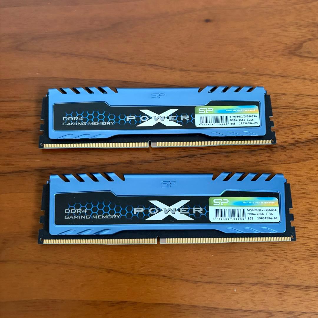 メモリ DDR4-2666 8GB 2枚 ジャンク - メルカリ