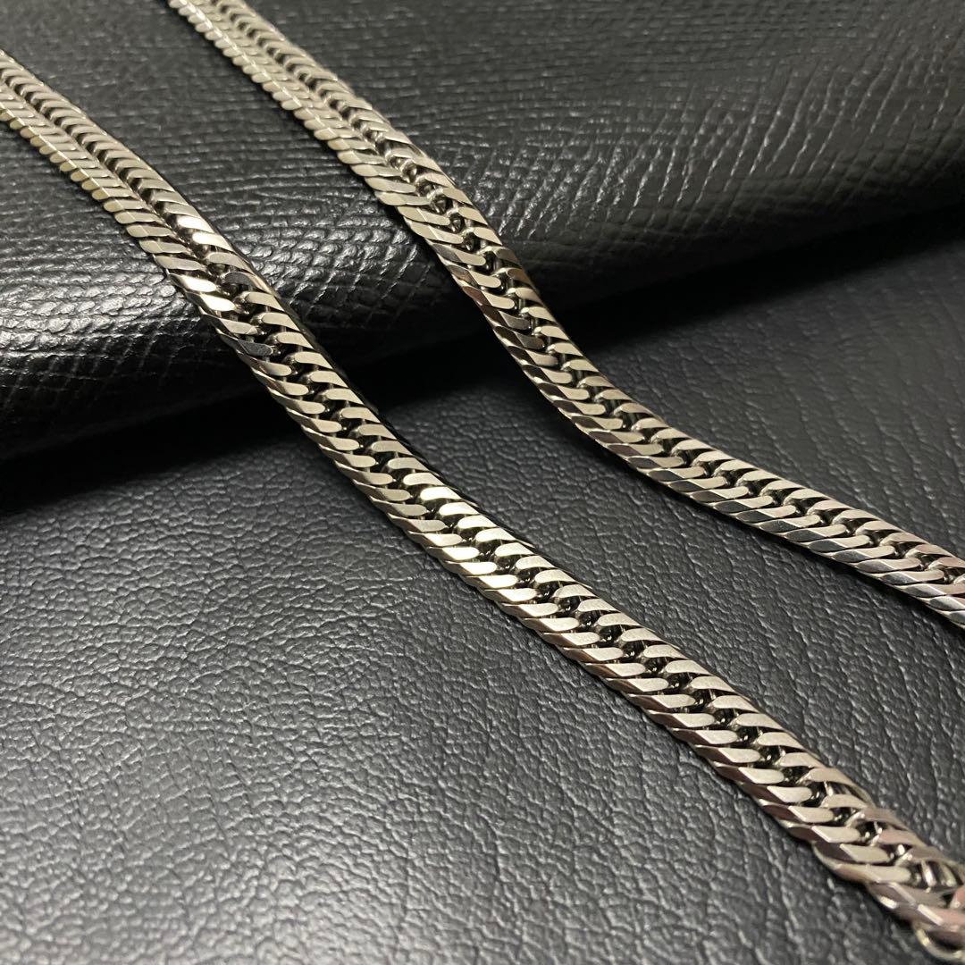 喜平ネックレス 6面トリプル 50cm 日本製 中折れ 刻印 箱付き - メルカリ