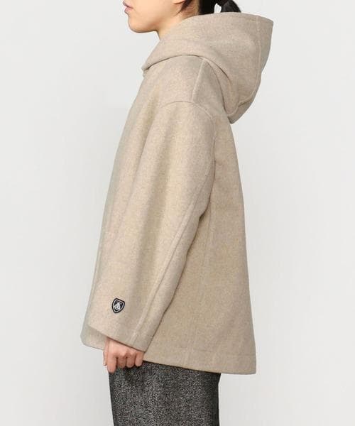 ORCIVAL ライトモッサ フーデッドブルゾン 1 新品 ウール フード