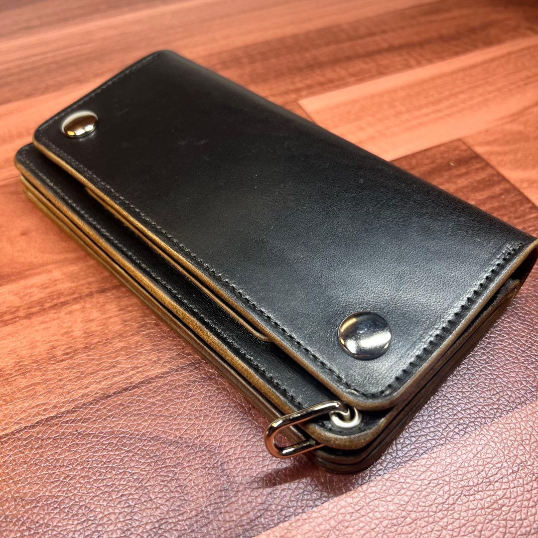 トラッカーウォレット ロング】 3層 ホースバット シルバー - メルカリ