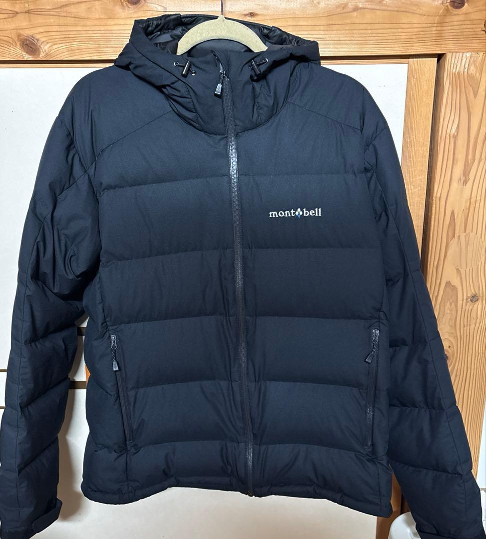 mont-bell モンベル パーマフロストライトダウンパーカ Lサイズ 黒 モンベル』パーマフロストライトダウンパーカのサイズ感、コーデを
