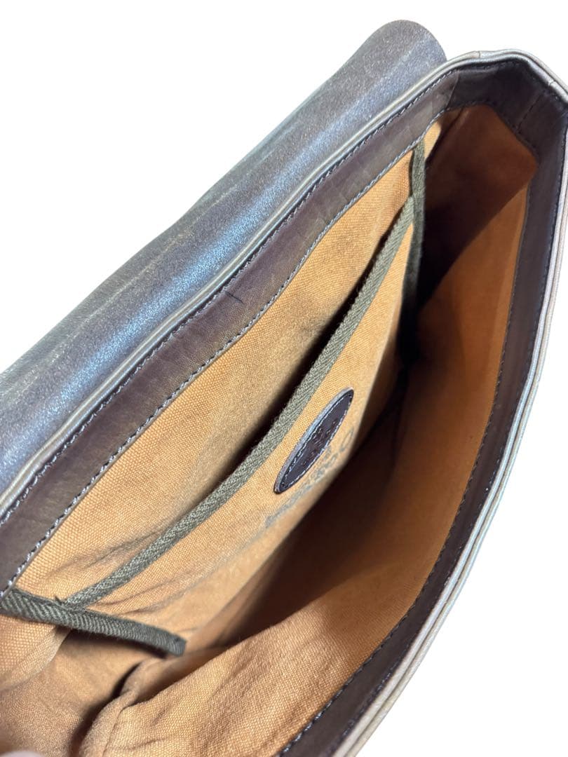 VASCO U.S.MAIL ブラウンレザー ポストマン メールバッグ