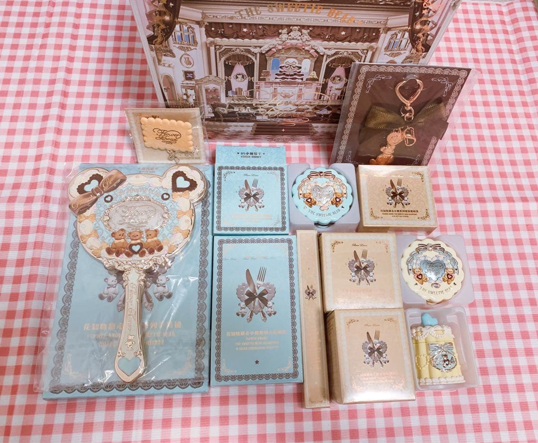 【未使用】フラワーノーズ　スウィーティーベア　コレクション　豪華9点ミントセット FlowerKnows(フラワーノーズ)スウィーティーベアコレクション6色アイ