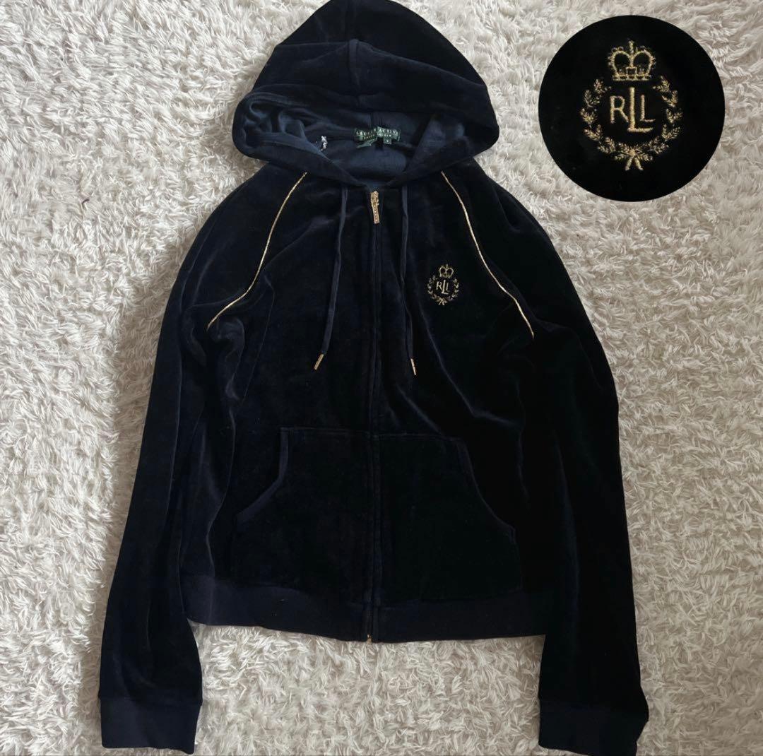 Lauren Active Ralph Lauren ブラックパーカー S - メルカリ