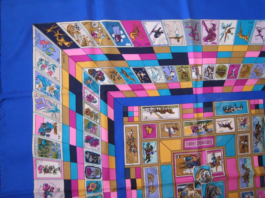 エルメス カレ90 シルクスカーフ 箱付き シミあり スイス購入 - メルカリ