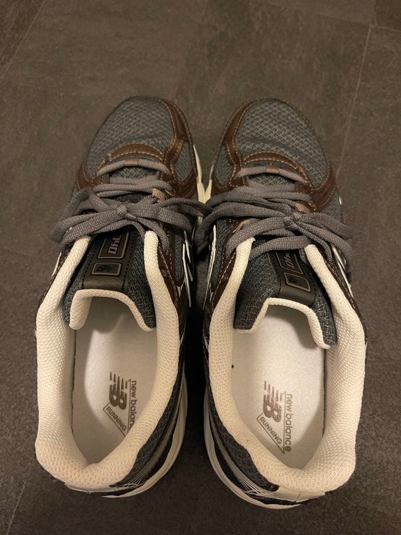 New Balanceスニーカー740 ブラウン/グレー 25.0cm