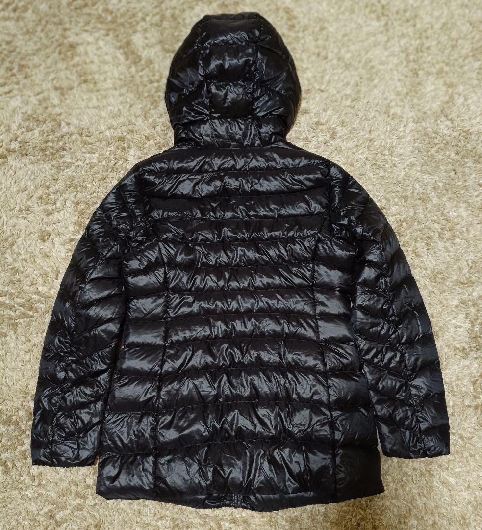 美品 UNIQLO ユニクロウルトラライトダウン フーデッドロングコート L