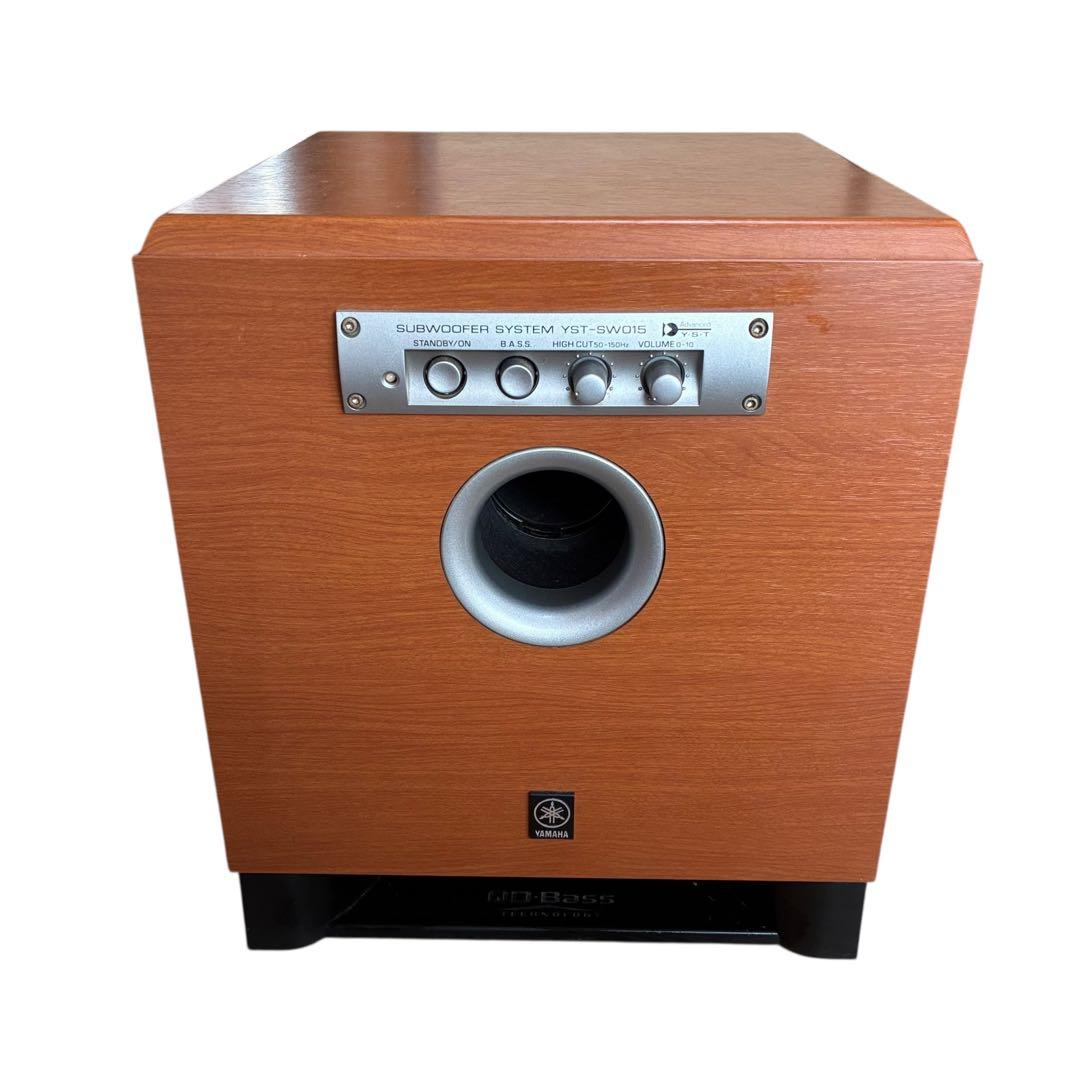 YAMAHA パワード サブウーファー YST-SW015 Amazon.co.jp: YAMAHA YST-SW015 サブウーファーシステム (チェリー