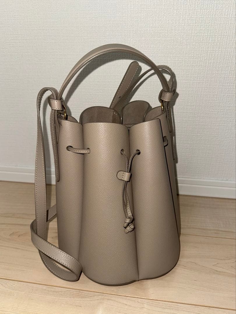 POLENE NUMÉRO HUIT エディション トープ テクスチャード Polène | Bag - Numéro Huit - Textured Taupe