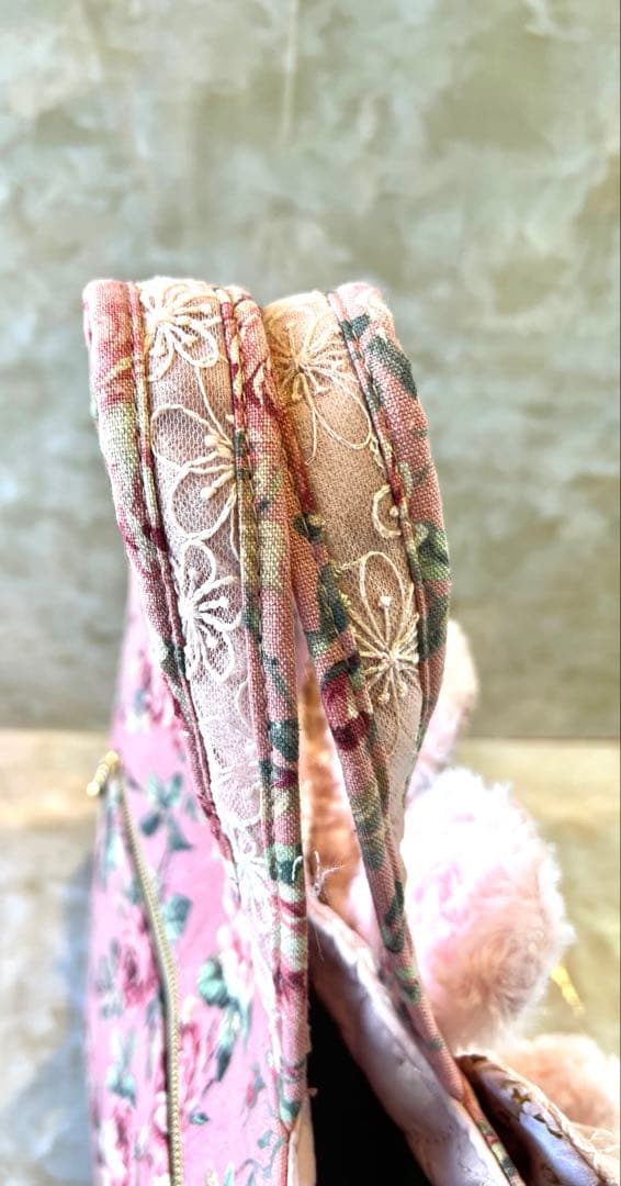 コヤンイサムチョン アンティックローズ×ラメレース ふわふわフリル