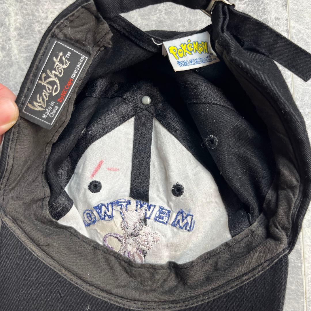 90s ポケモン ミューツーキャップ ブラック head shot KC CAP