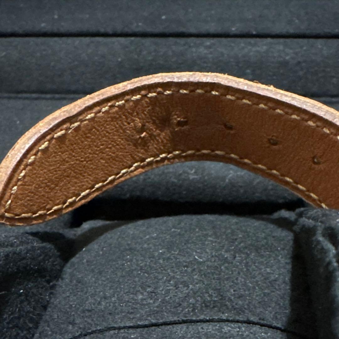 2/5のみ価格 RLコレクション スティラップ時計 ホワイト文字盤 レザー