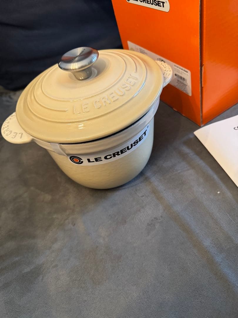 (未使用) LE CREUSET Cocotte Eury アイボリー 2.0L
