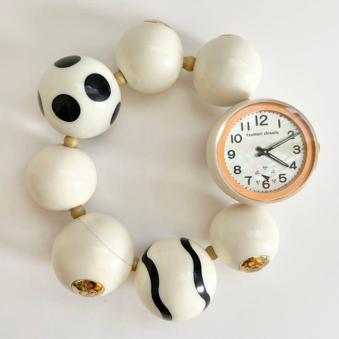 電池交換済】ツモリチサト 腕時計 ハッピーボール ケース付き - メルカリ