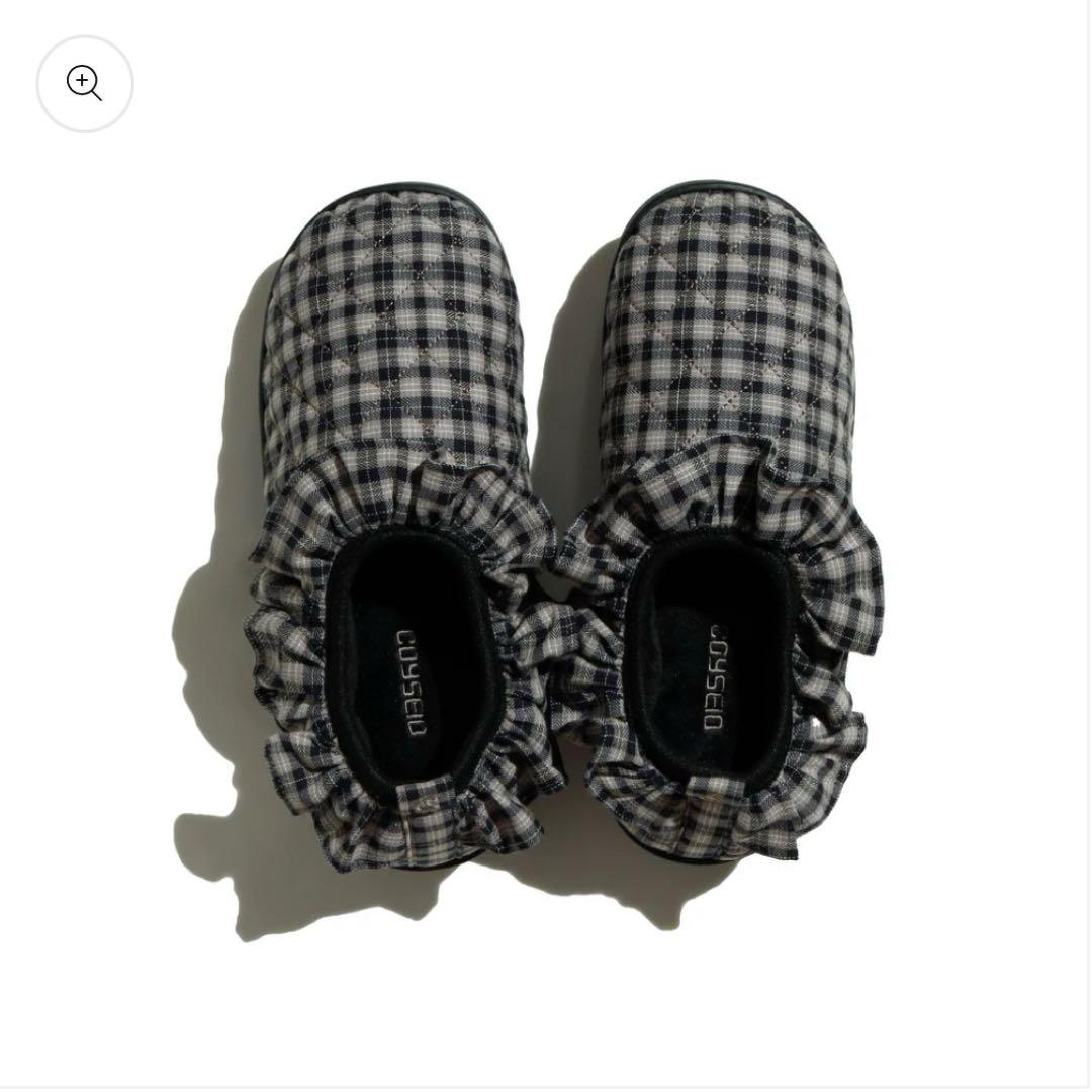靴 SUBU COYSEIO FLUFF CHECK PADDING SHOES COYSEIO X SUBU FLUFF CHECK PADDING SHOES CHECK | coyseio