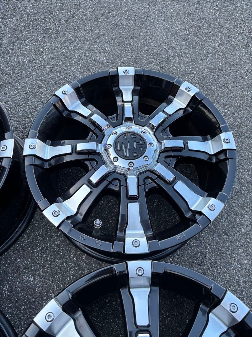 ◇送料込み◇ 16inch×7.0J クリムゾンMGビースト 中古ホイール4本