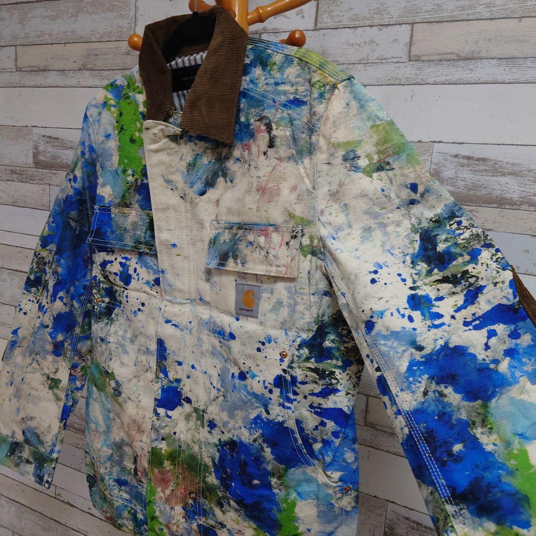 ジュンヤワタナベ コムデギャルソン カーハート ペイントカバーオール