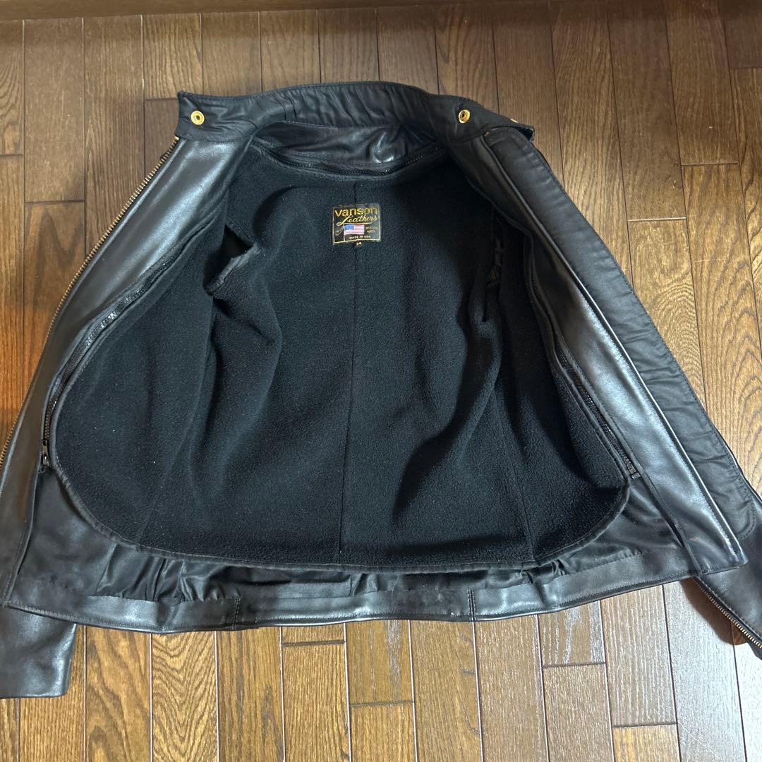 美品】VANSON シングルライダース 34 - メルカリ