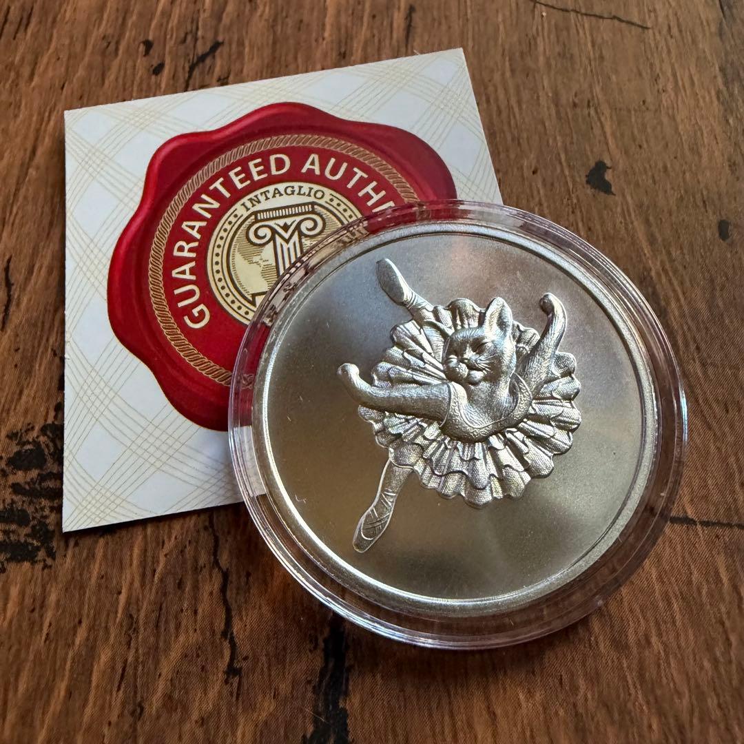 レア☆Intaglio mint 純銀 キャット 銀貨 猫 バレリーナ 楽天市場】CARNAC/シェリーキャットB−GY グレー/TG06GY【01】[4個