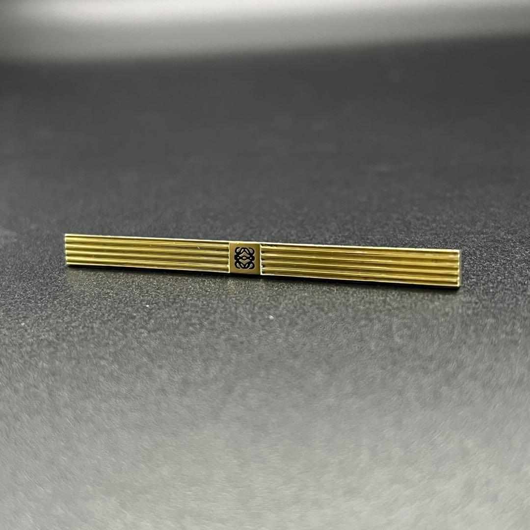 LOEWE ロエベ ブローチ プレート バー ネクタイピン アナグラム #37