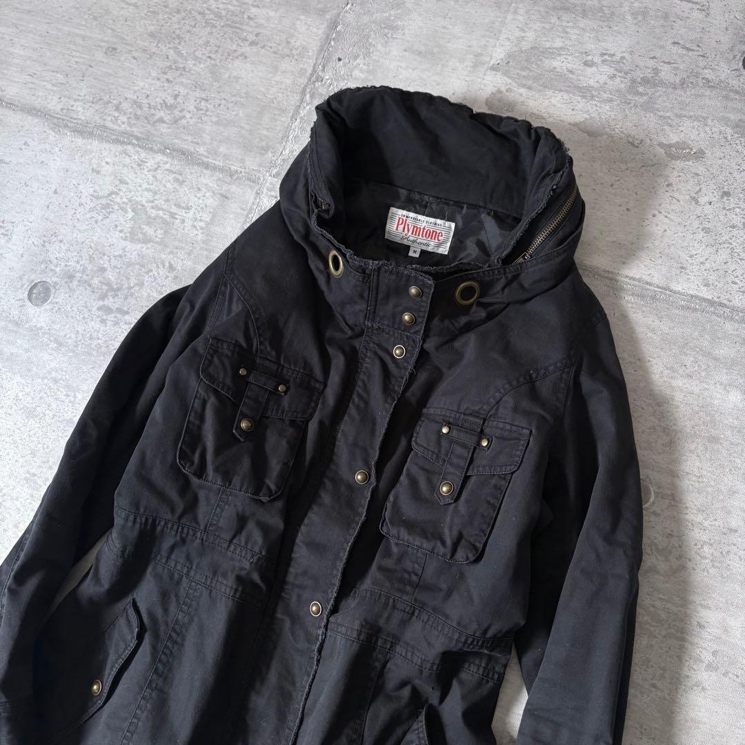 00s 平成ギャル ミリタリージャケット ボリュームネック ギミックy2k