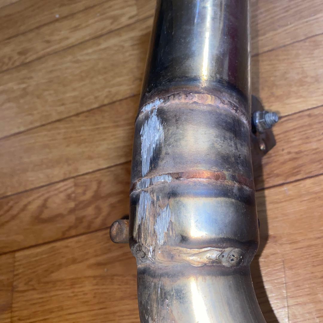 ワンオフマフラー センター出しドルフィンテール ダウンマフラー L275