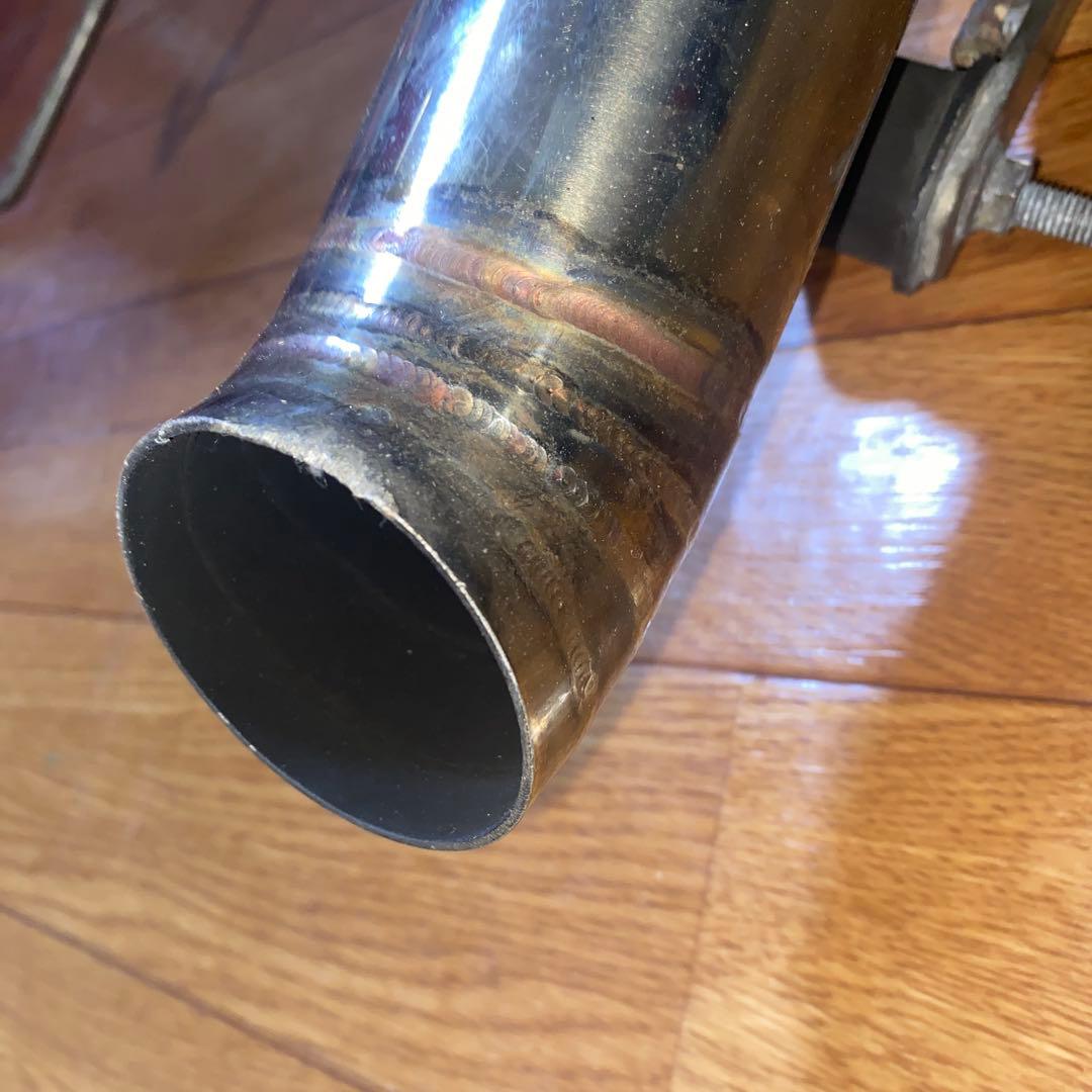 ワンオフマフラー センター出しドルフィンテール ダウンマフラー L275