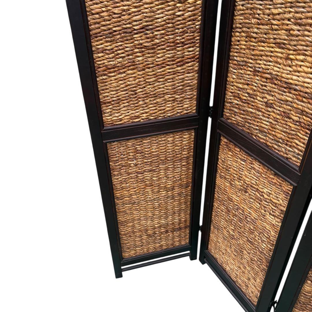 スクリーン 4連 パーテーション 衝立 バナナリーフ アジアンリゾート