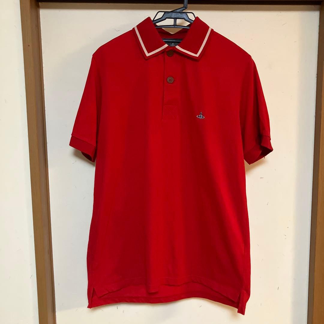 Vivienne Westwood レッド ポロシャツ 50 - メルカリ