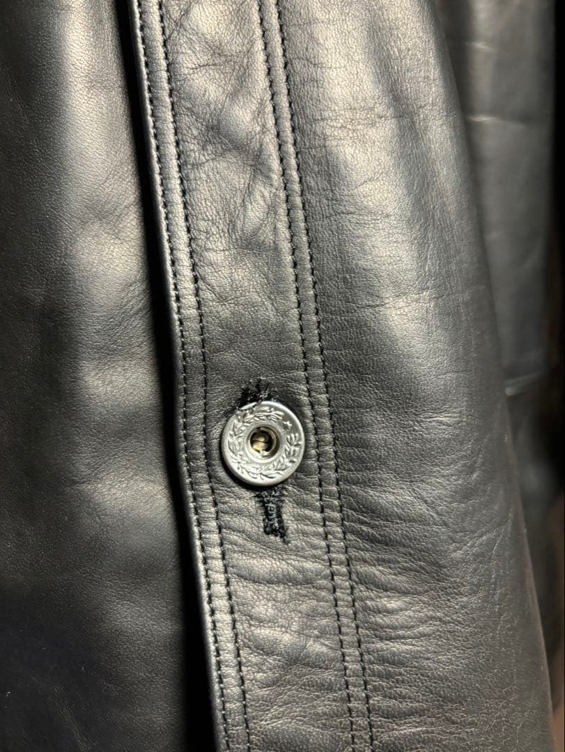 最終価格！NICENESS GUNN OILED LEATHER TRUCKER - メルカリ