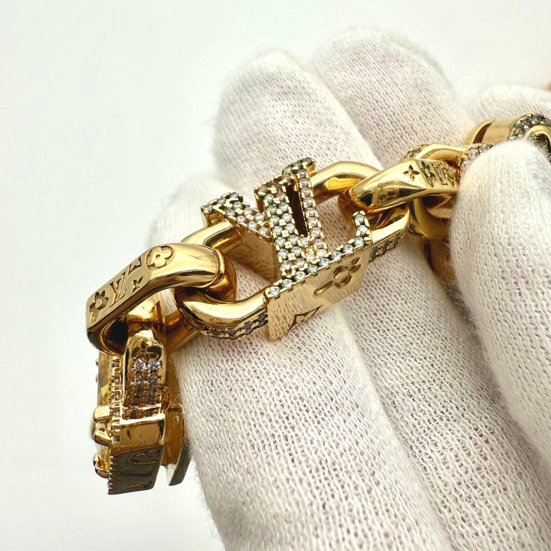 美品 ルイヴィトン パラダイス ストーン ブレスレット モノグラム LV