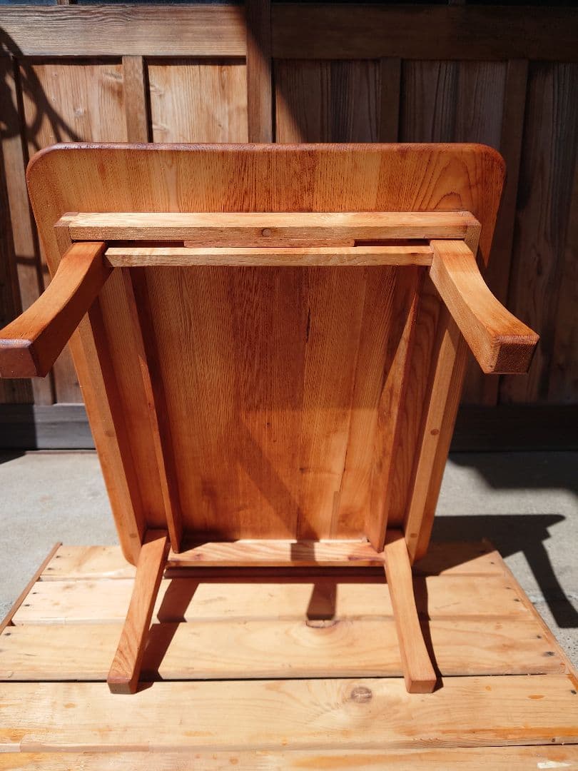 センの木の四角いちゃぶ台《リペア済》