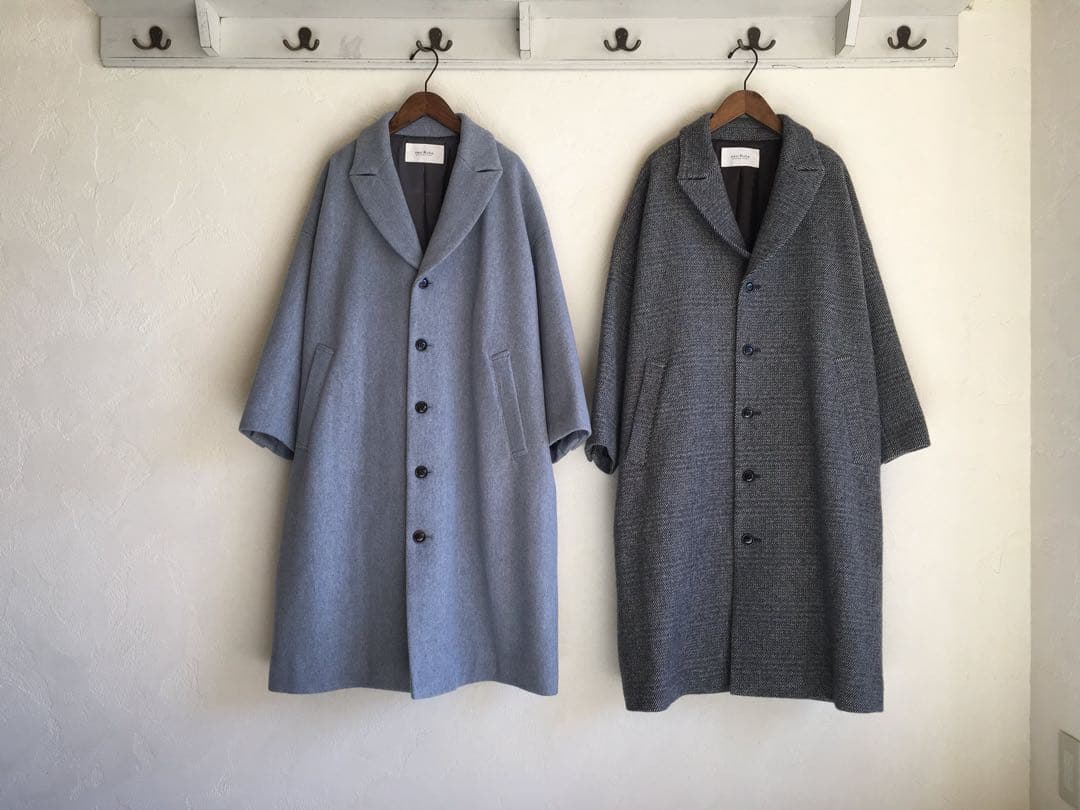nestRobe ウールチェックピークドラペルコート glen check** | 福岡店 | nest Robe Shop Blog | nest Robe（ネスト