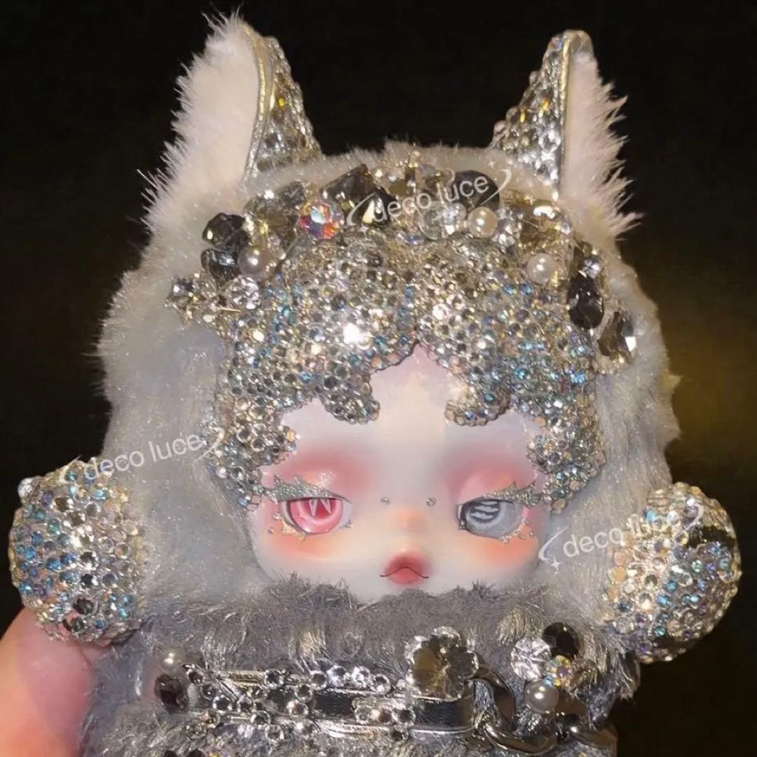 SKULLPANDA XG ぬいぐるみペンダント スカルパンダ スワロフスキー