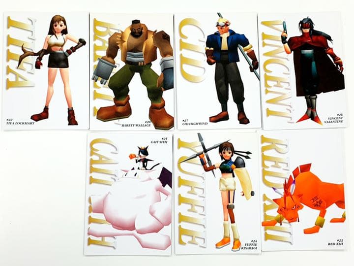 FF7 キャラクターカードセット17枚セット - メルカリ