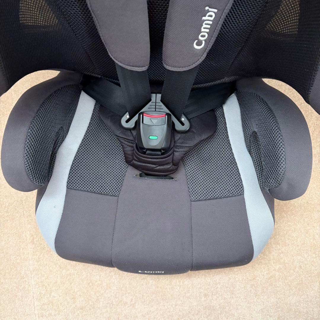 美品 コンビ ジョイトリップ エアスルー GH ジュニアシート グレー