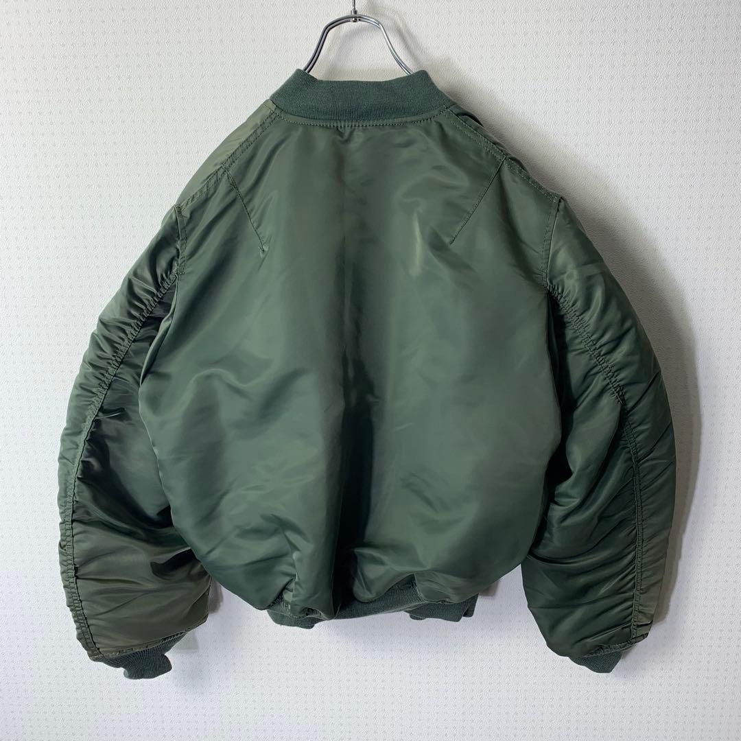 80s USA製 ALPHA MA-1 フライトジャケット M 日刊スポーツタグ - メルカリ