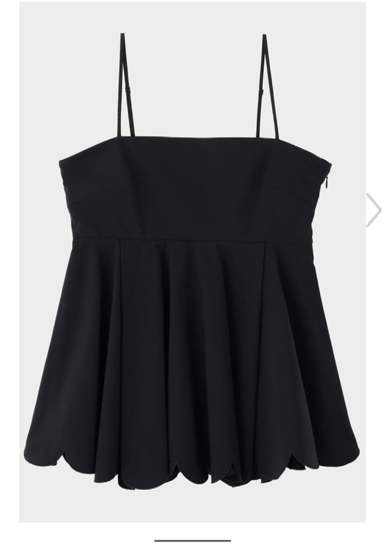 le phil SOLOTEXブロードスカラップキャミソール ブラック ルフィル ◇SOLOTEXブロードスカラップキャミソール（キャミソール）｜LE PHIL