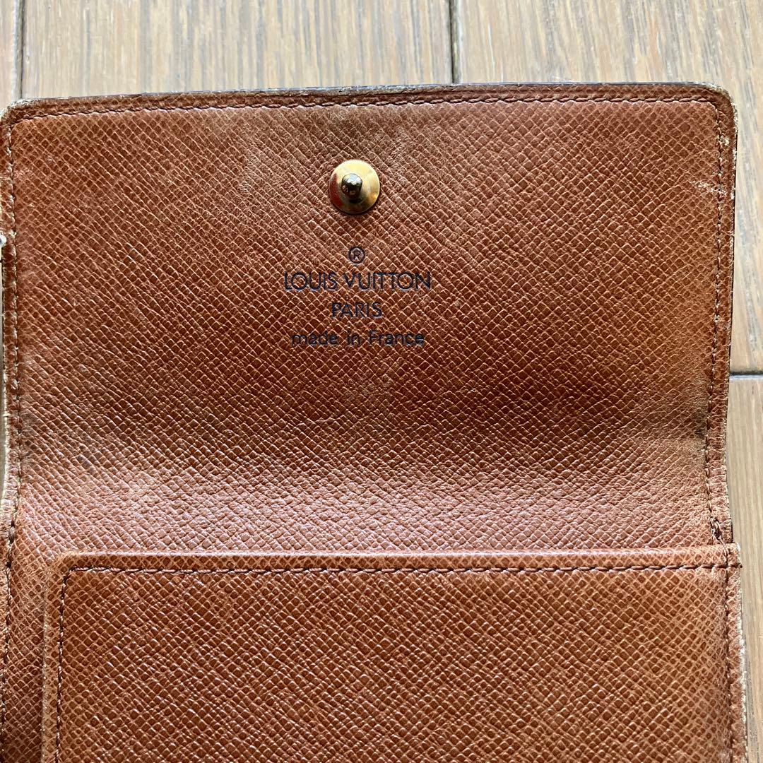 ルイヴィトンモノグラム Wホック折財布 ポルトモネ ビエ カルト