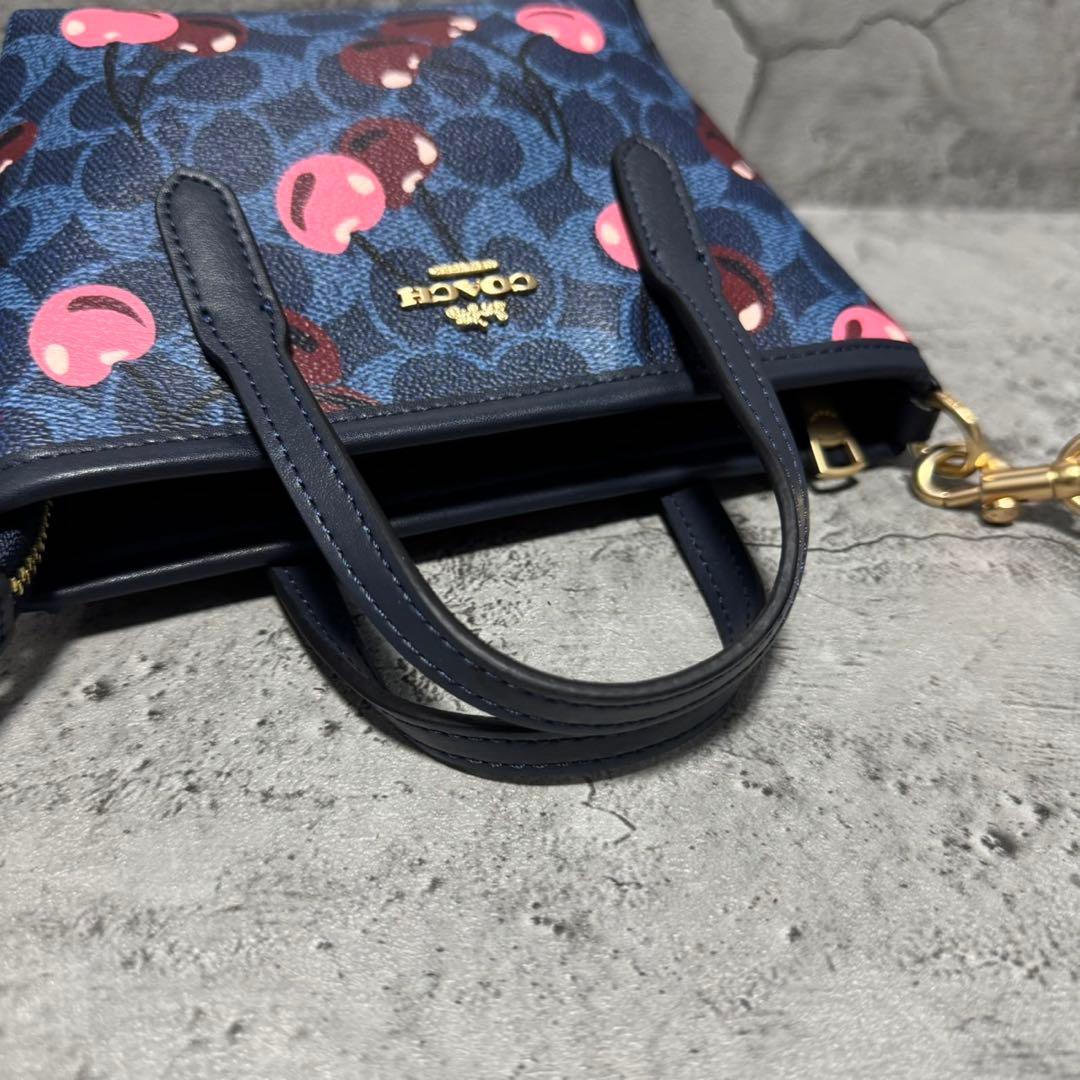 未使用級✨️コーチ 2way ショルダーバッグ ミニシティ チェリー
