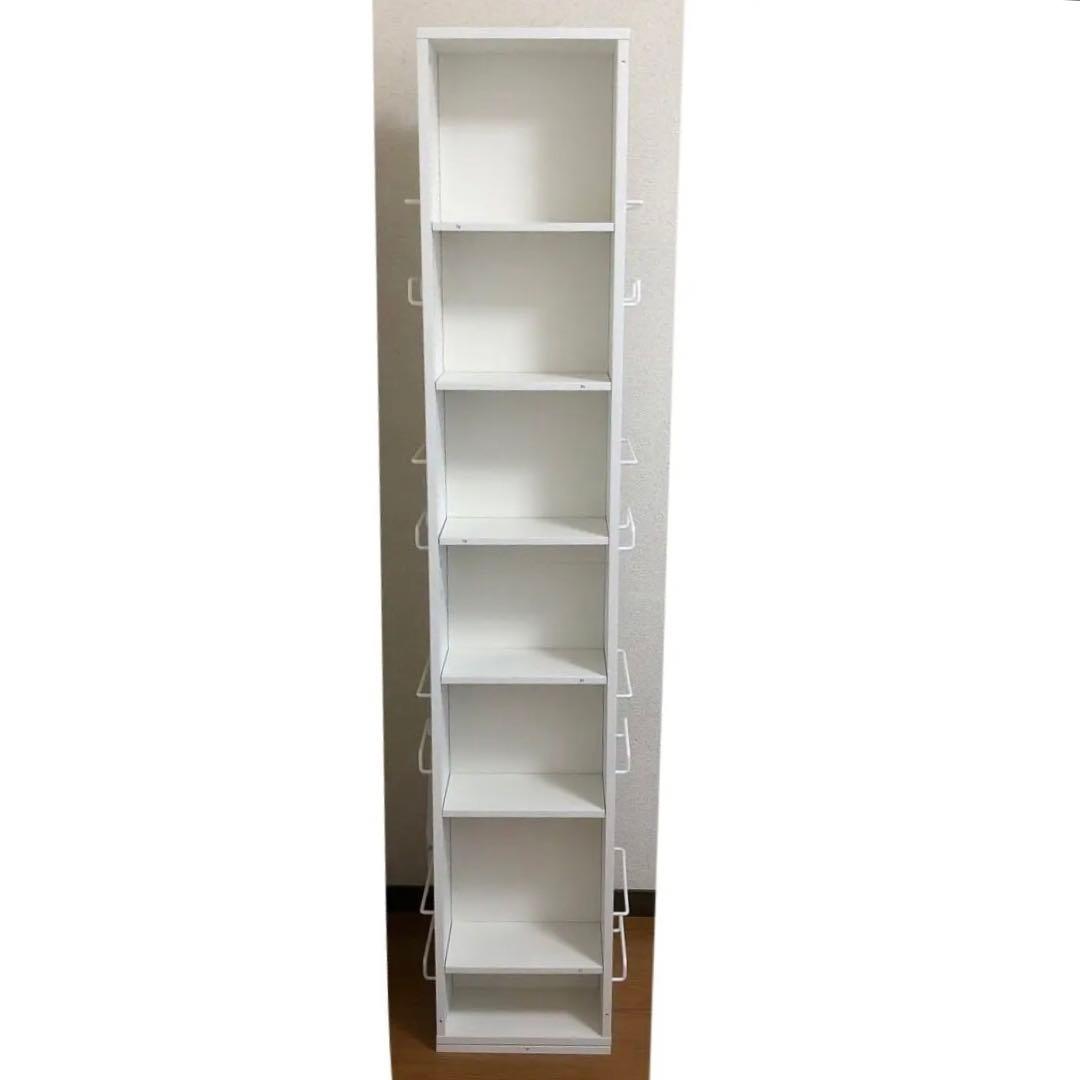 【送料8600円込み】回転本棚 白 本棚 360度 ラック 大容量 回転ラック 楽天市場】360度 回転コミックラック 8段 DSRR-8 本棚 書棚 ブック