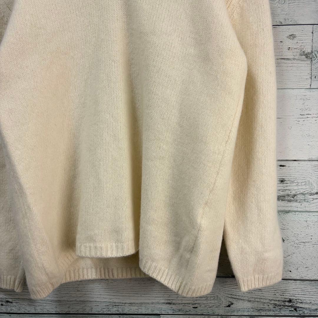 ☆高級カシミヤ&シルク☆マーガレットハウエル 襟付きウールニット