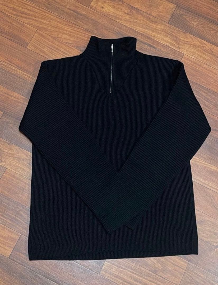 【最終値下げ】agnes b フランス製ハーフジップニット　サイズ2 agnes b.｜ハーフジップ ニット プルオーバー | Rakuten Fashion(楽天