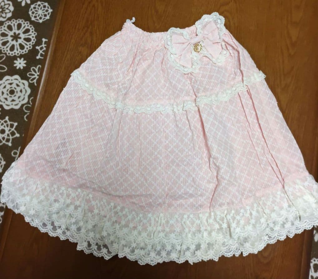 本日のみ大幅限定値下げ✨ベイビーザスターズシャインブライト スカート Sweet Best Wishes ジャンパースカート（黒×オフ白）コーデ」セット