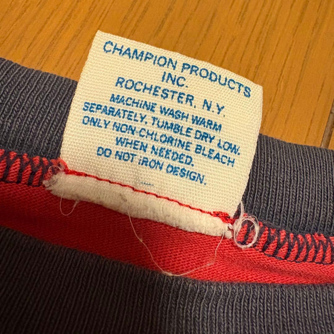 70s バータグ復刻 champion リンガーTシャツ L - メルカリ